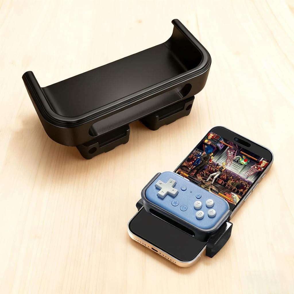 Suporte Móvel para Controle, Suporte de Telefone Dobrável e Extensível, Suporte Ajustável para Jogos em Smartphone, Desi
