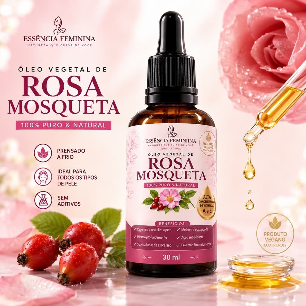 Óleo de Rosa Mosqueta Rubiginosa 100% PURO
