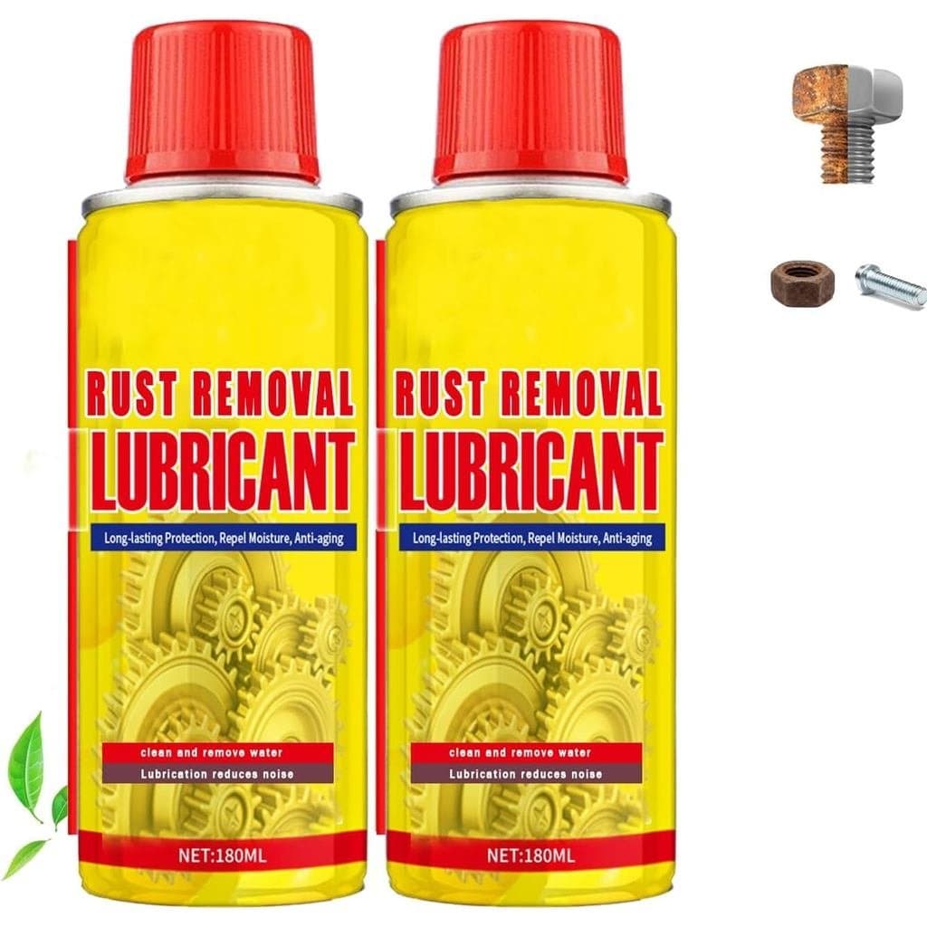 Spray Lubrificante Anticorrosivo e Removedor de Ferrugem de 6,1oz para Metal, Óleo Penetrante Multiuso, Lubrificante Dis