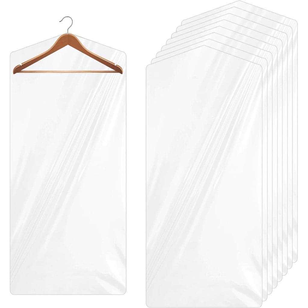10 Peças de Sacos Protetores para Vestidos, 71 Polegadas de Comprimento, Sacos para Vestidos, Casacos, Ternos e Roupões,