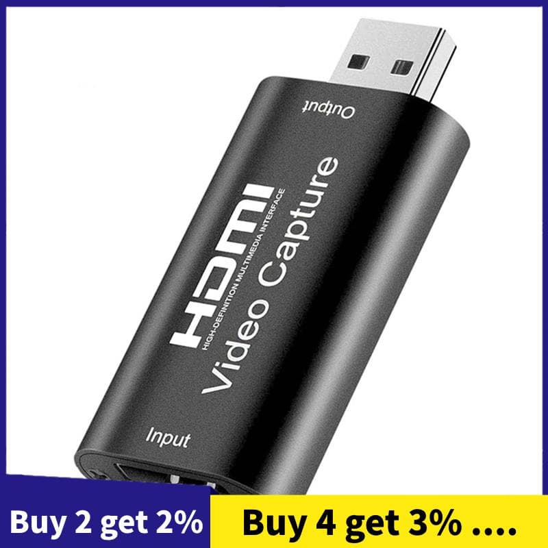 Placa De Captura 4K HD Para USB2.0 Caixa De Gravação De Vídeo 1080P @ 30Hz Câmera Transmissão Ao Vivo