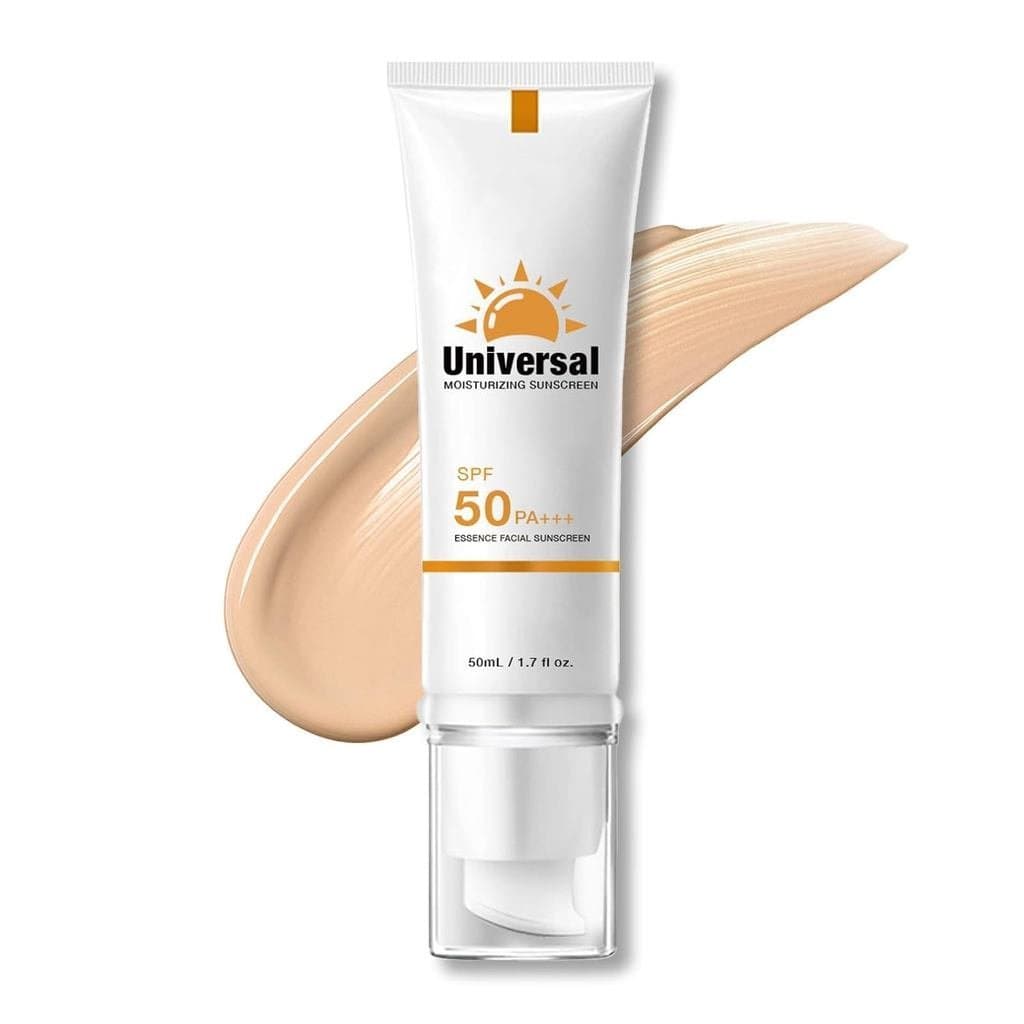 Protetor Solar Facial com Cor FPS 50, Protetor Solar Universal 50 Hidratante para o Rosto, Não Pegajoso, Hidratante, tam