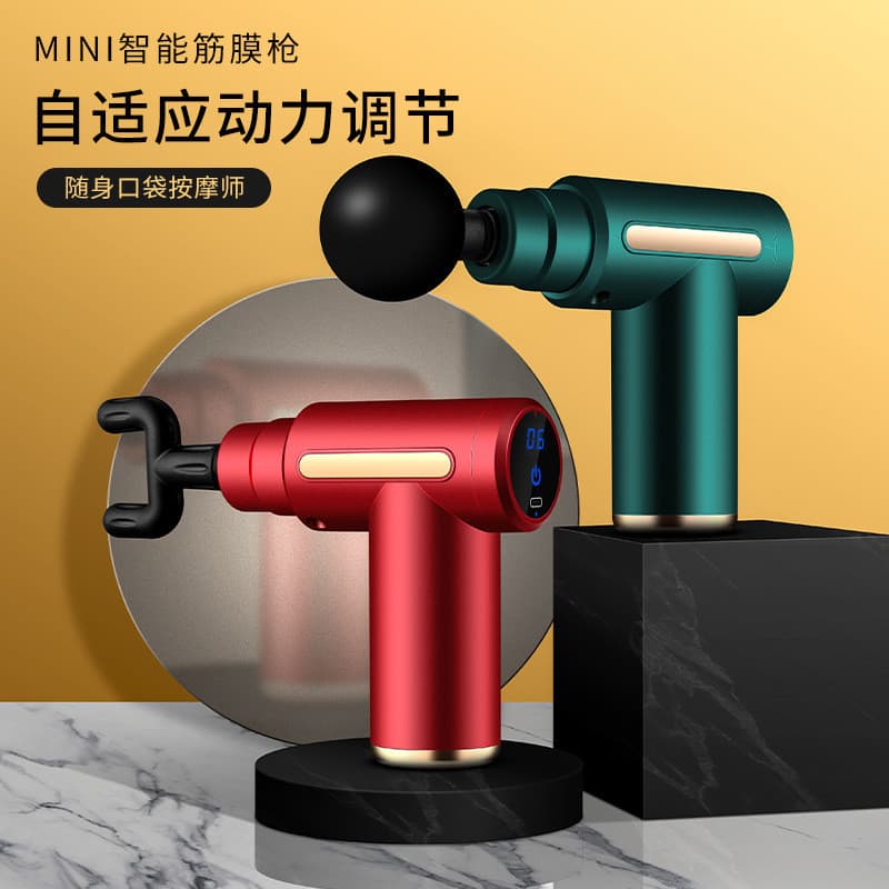 Mini massageador elétrico portátil para relaxamento muscular, mini pistola de massagem para mulheres pequenas, 720 fásci