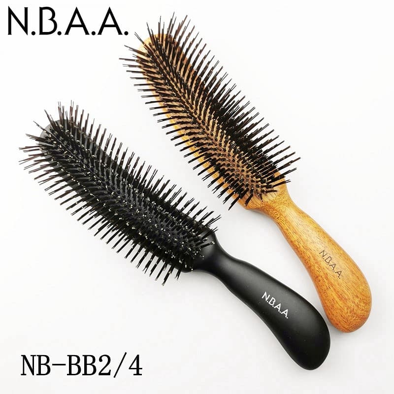 Japão japão NBAA BB2/4 Eifu Arai pente de escovação de cabelo enrolado pente de embrulho de cerdas pente de estilo curvo