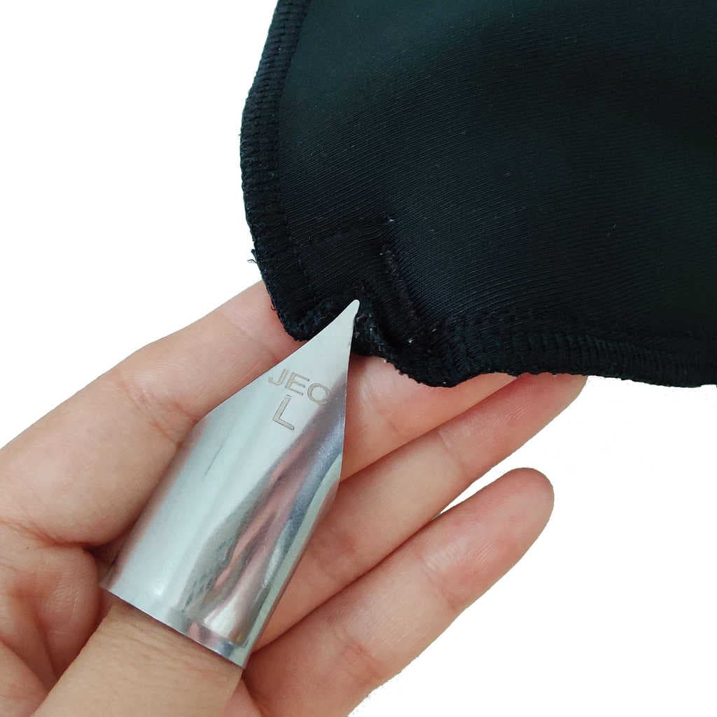 Dispositivo de canto de lapela de dedo, cinto de lapela de lapela, ferramenta útil, fábrica de roupas JEC, forro de lape