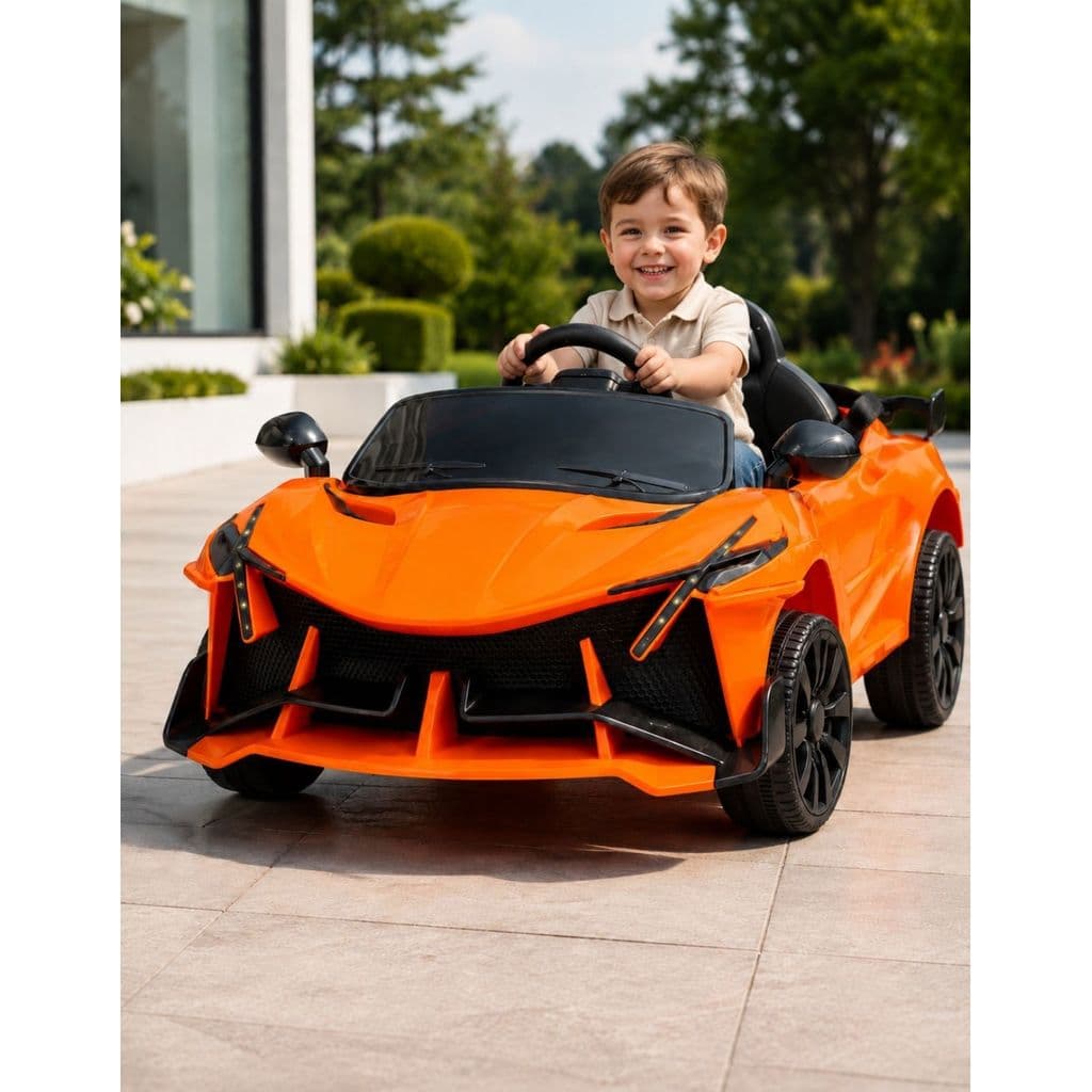 Carrinho Eletrico Infantil De Shopping Controle Remoto Luz Led Música 6V Esportivo Para Criança