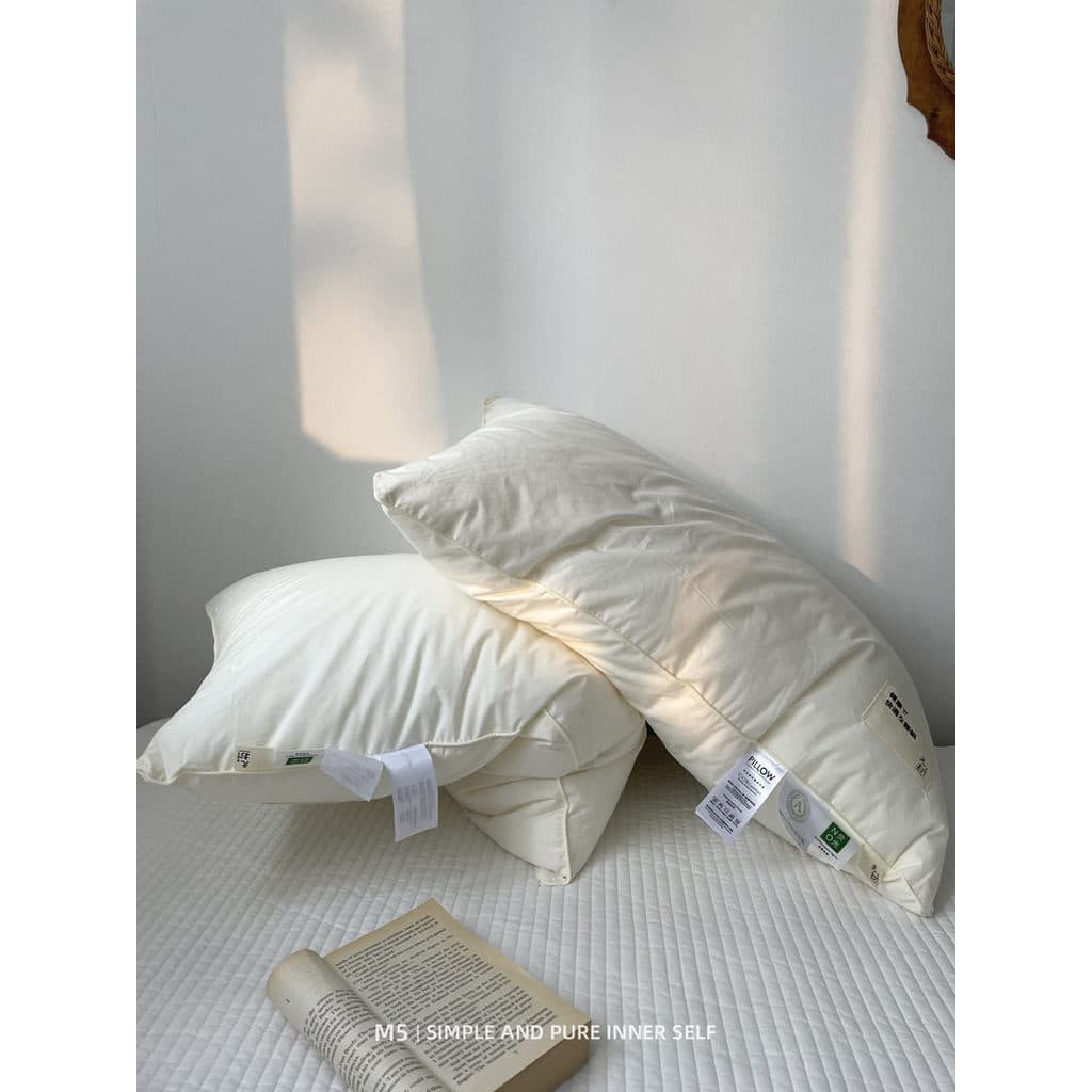 Cinco estrelas Hotel dedicado travesseiro núcleo adulto masculino par pacote doméstico meninas dormindo confortável únic