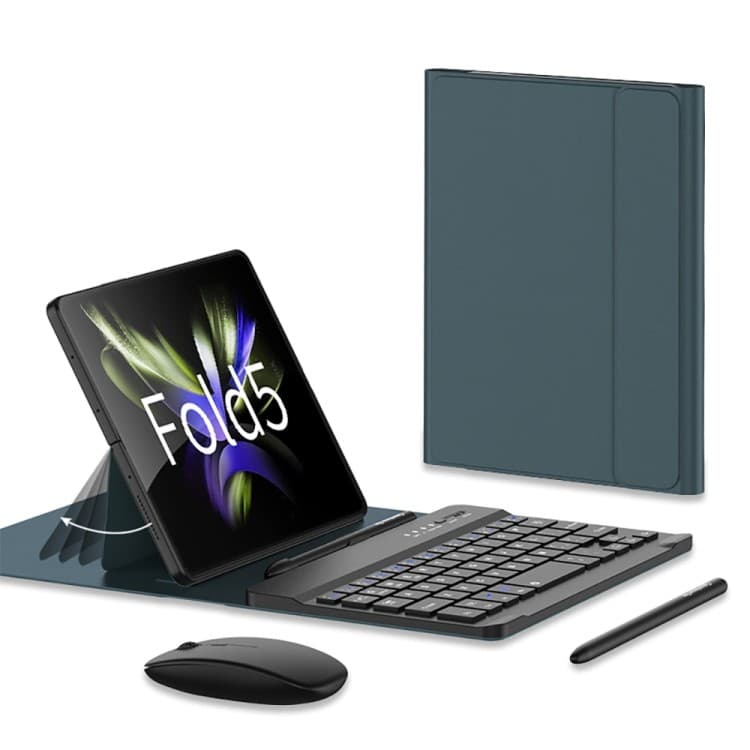 GKK Teclado Bluetooth Com Ajuste De Engrenagem + Caneta + Mouse + Conjunto De Capa Para Samsung Galaxy Z Fold5