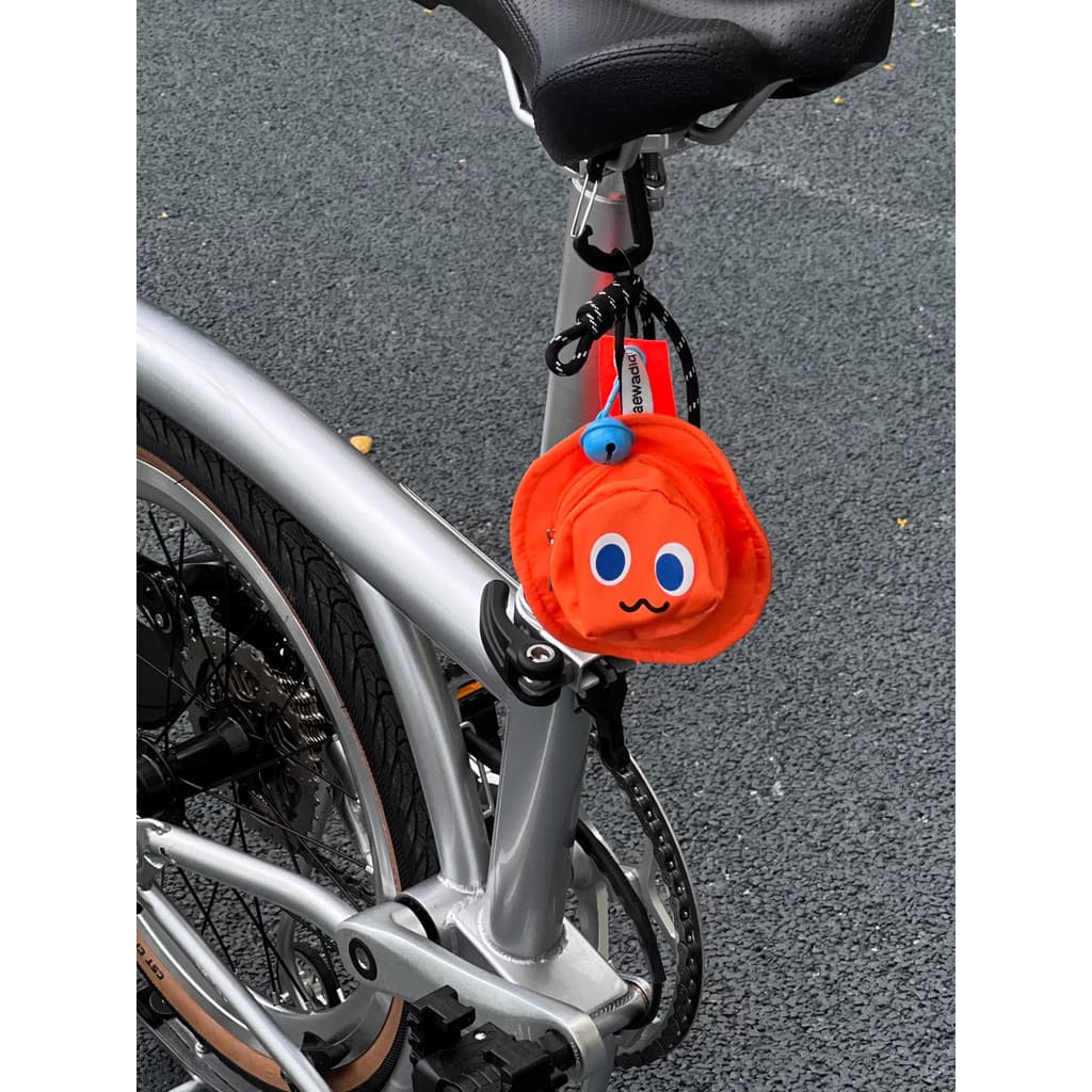 Estrada montanha dobrável bicicleta equitação saco cauda fone de ouvido saco fita reflexiva decoração pequenos acessório