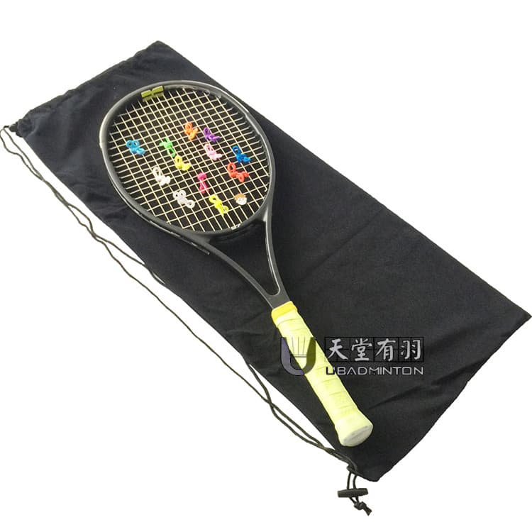 Paraíso Badminton engrossado raquete de tênis flanela capa raquete de tênis cordão saco de proteção saco de esportes úni