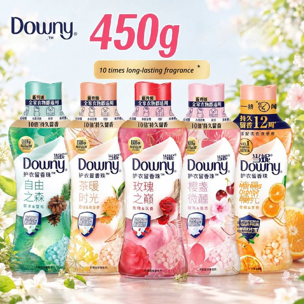 Contas De Reforço De Perfume Para Lavanderia Downy 200g/450g Pacote Familiar Fragrância De Longa Duração Com Travamento
