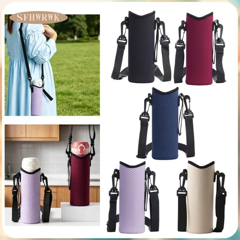 [Fhwrwk] Porta-Garrafas De Água Bolsa Acessórios Para Copos Capa Protetora Universal Suporte De Garrafa Academia , Camin