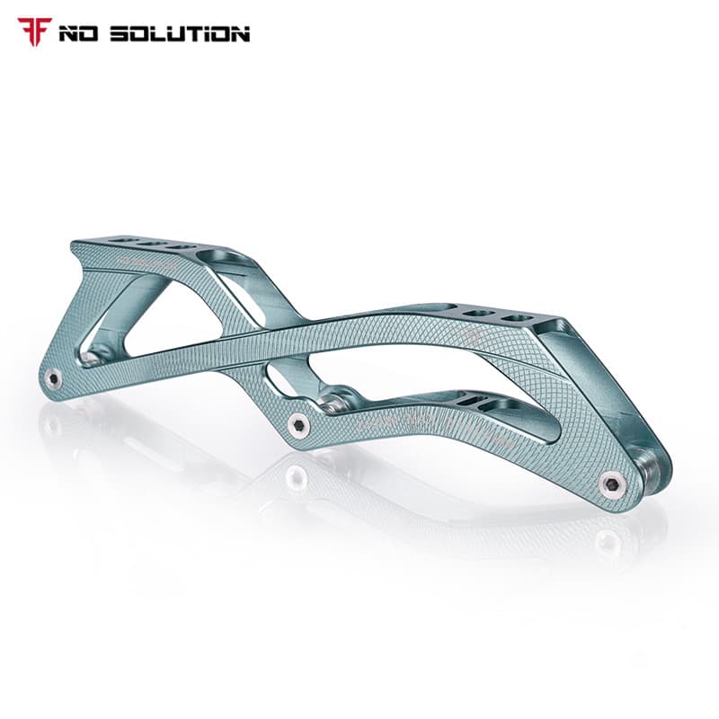 Wujie grande três rodas 3*110MM patins escova de skate rua skate titular suporte Ultra-leve 7 série alumínio quadro plan