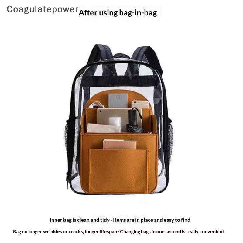 COA Felt Bapa Organizador Inserir Multi Poeta Leve Thiened Bolsa Divisor Para Caminhadas Ao Ar Livre Viagens De Acampame