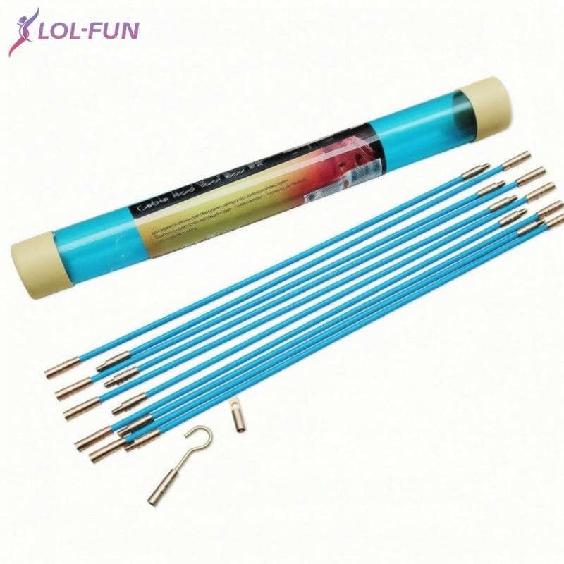 [Brcolaxi1] Kit De Fita De Cobra De Fio Elétrico Para Puxar Cabo Flexível Com Acessórios Hastes De Corrida De Ótimo