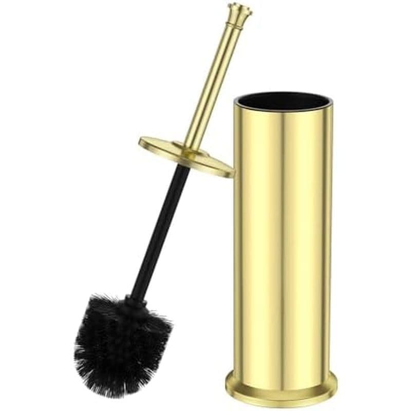 Escova E Suporte De Vaso Sanitário De Níquel Mancha , Cabo Extra Longo Para Banheiro Resistente De Aço Inoxidável , Tige