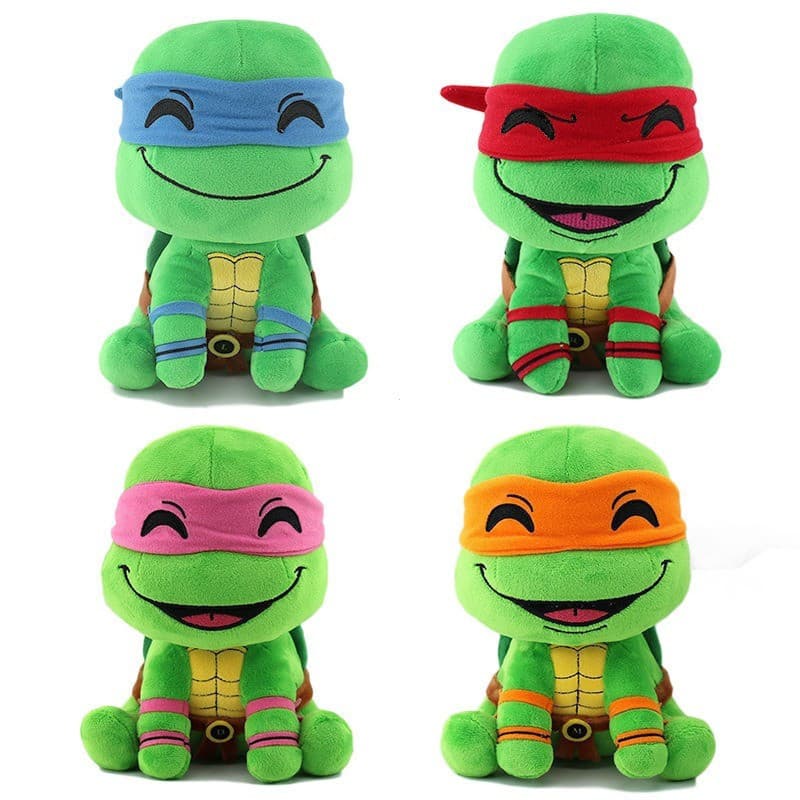 JAMXUN Novo Filme E Anime Adolescente Mutante Ninja Tartarugas Brinquedo De Pelúcia Boneca Tartaruga 8 Polegada Agarrand