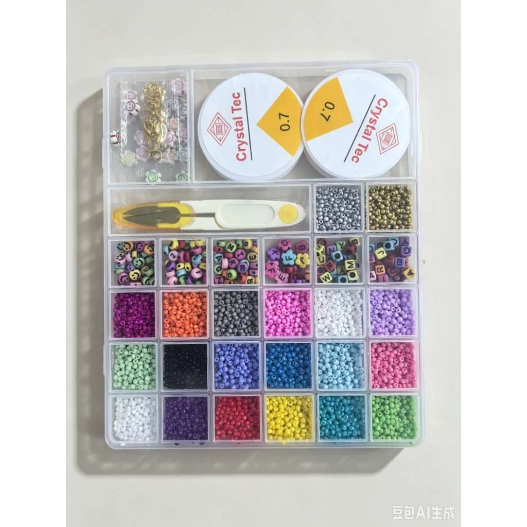 Kits de Miçangas Coloridas e Acessórios para Bijuteria