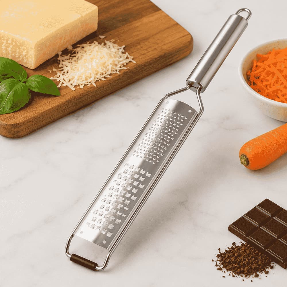 Ralador Multifuncional Inox 2 Tipos de Corte Queijo Legumes