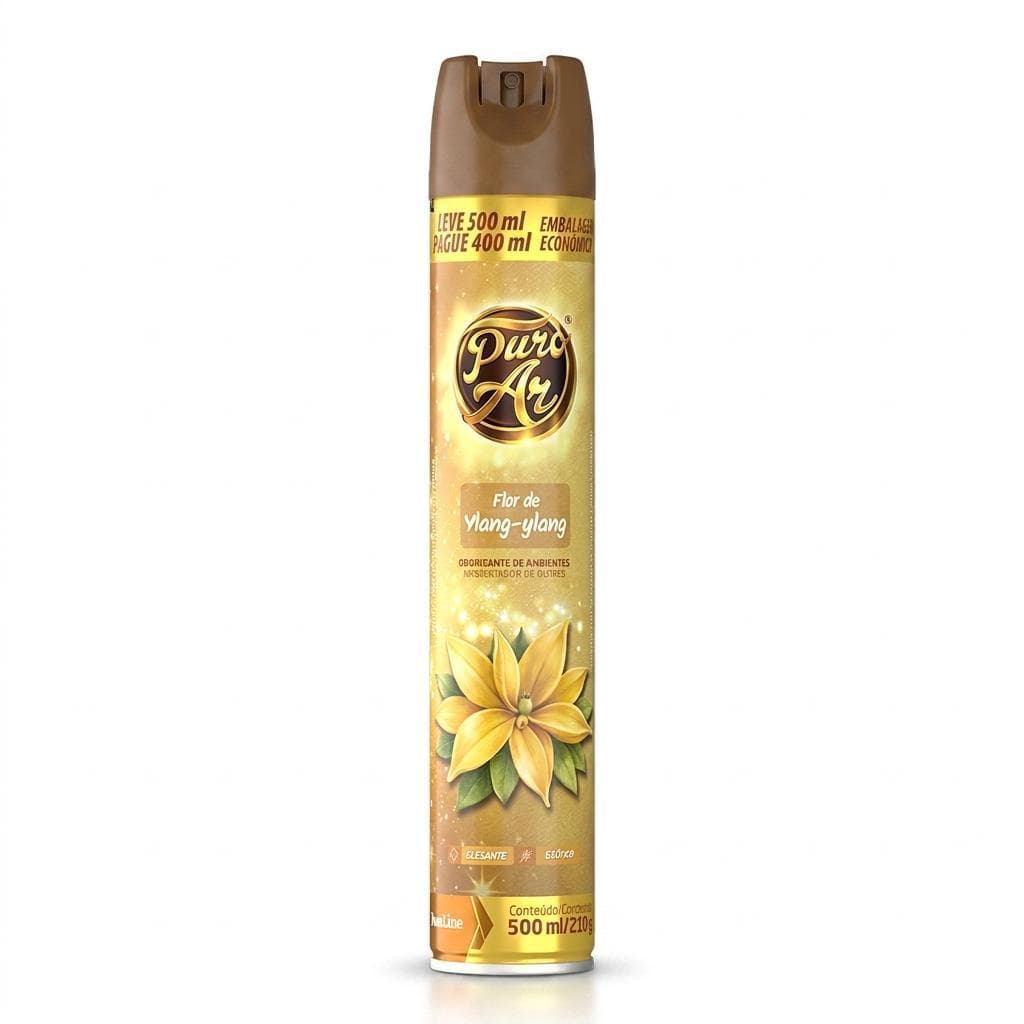 Aromatizador Puro Ar Ylang Ylang 500ml Perfume de Ambiente para Casa