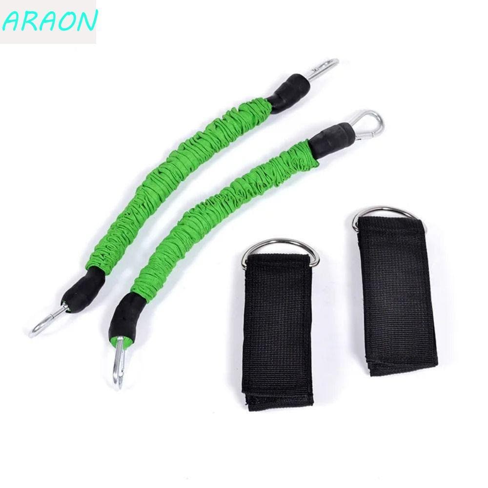 Cinto De Treinamento De Taekwondo , Faixas Elásticas De Resistência De Látex , Preto Engrossar 20LB-80LB Faixa Elástica