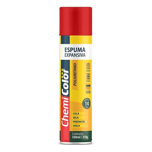 Espuma Expansiva 500ml/280g - Chemicolor