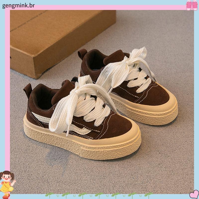 Jane Bei Pet tênis de cano baixo 2025 primavera outono novo estilo meninos sapatos meninas tênis de sola macia antiderra