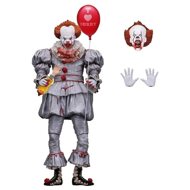 Estátua Decorativa de PVC do Palhaço Pennywise de Stephen King, do filme de terror "O Palhaço", 202518cm, Balão do Palha