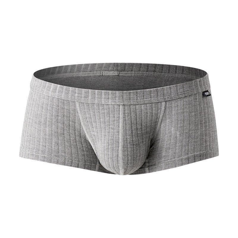 Boxer masculino cintura baixa camada única confortável suor respirável @