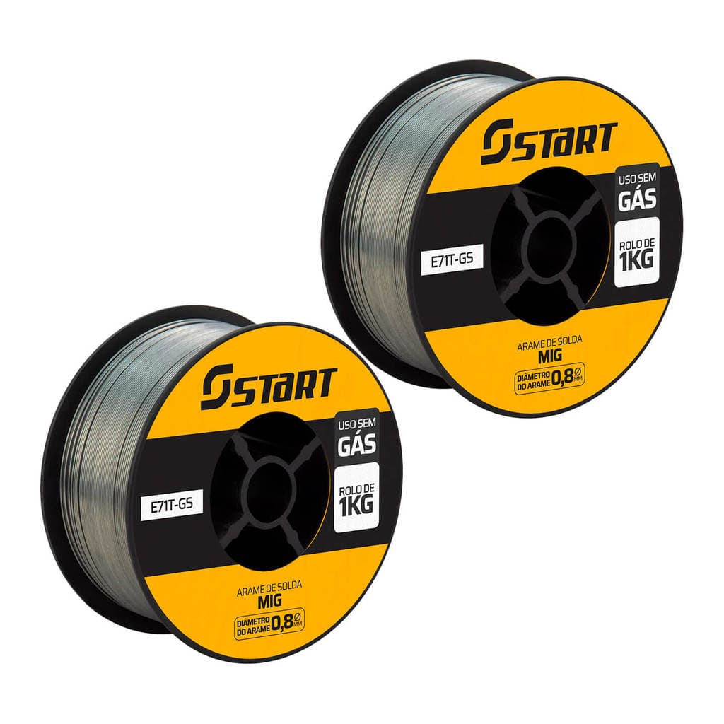 Arame De Solda Mig Revestido Para Uso Sem Gás 0,8mm 1kg