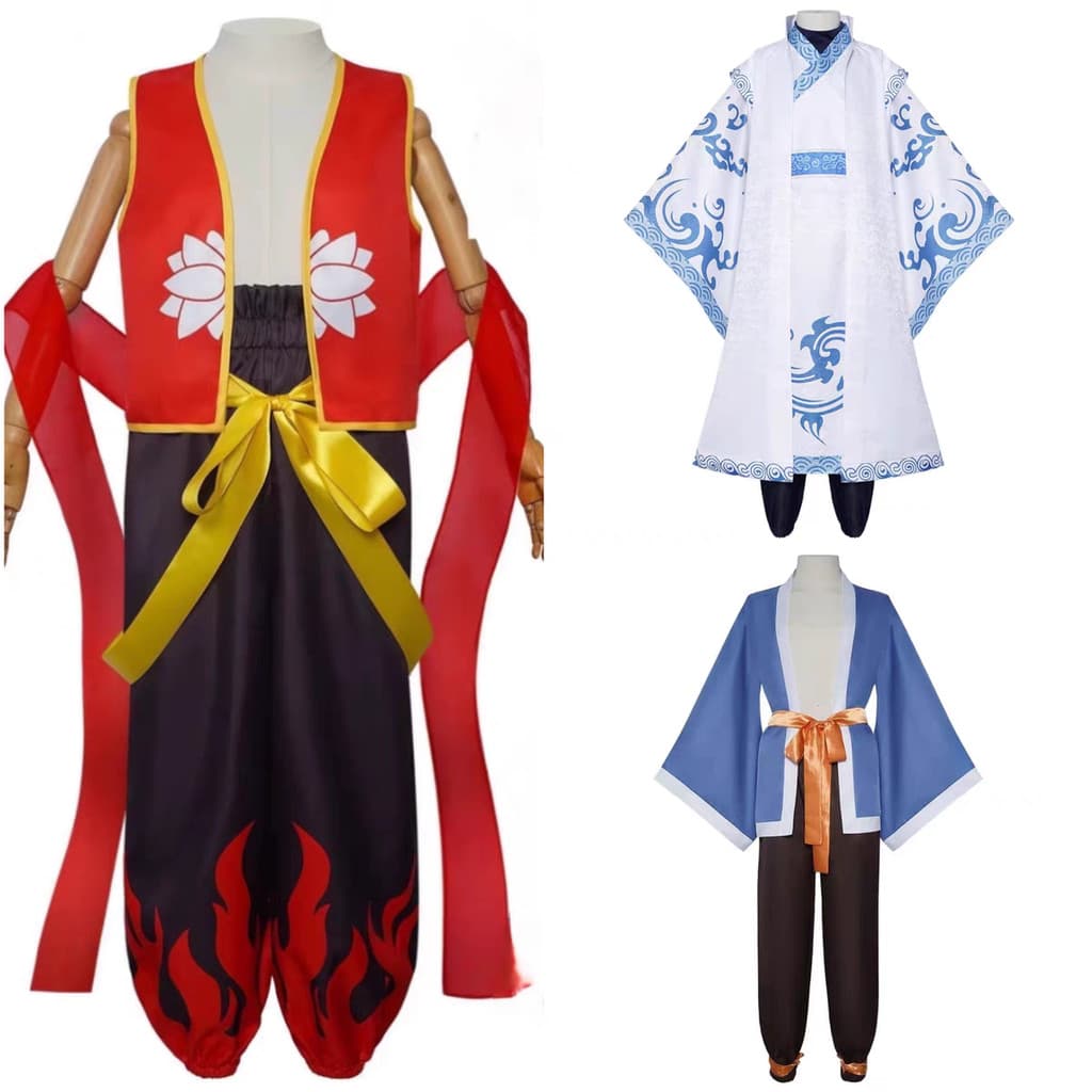 Nezha cos roupas Ao Bing Taiyi Real cosplay traje crianças adulto dia 1 desempenho roupas