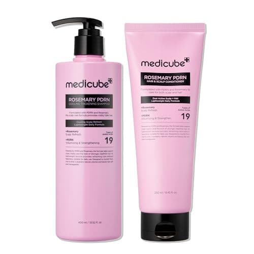 Conjunto de Shampoo e Condicionador Purificante e Nutritivo com PDRN de Alecrim Medicube DILV