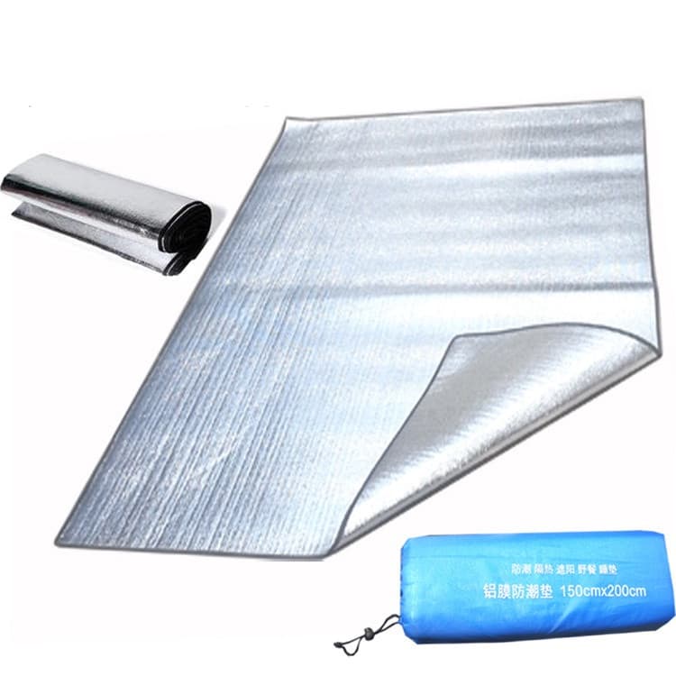 Tapete de Camping à Prova de Umidade 200*200CM, Adequado para 3-8 Pessoas, Tapete de Camping Impermeável FB7E