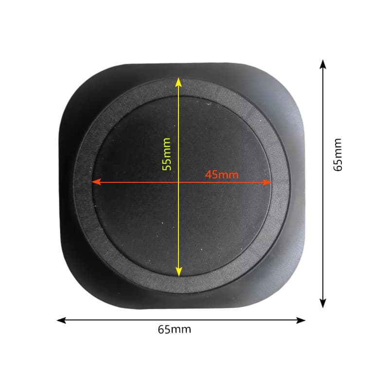 Cabeça magnética de montagem para carro, 17mm, cabeça esférica dedicada, carregador sem fio, acessórios adequados para T