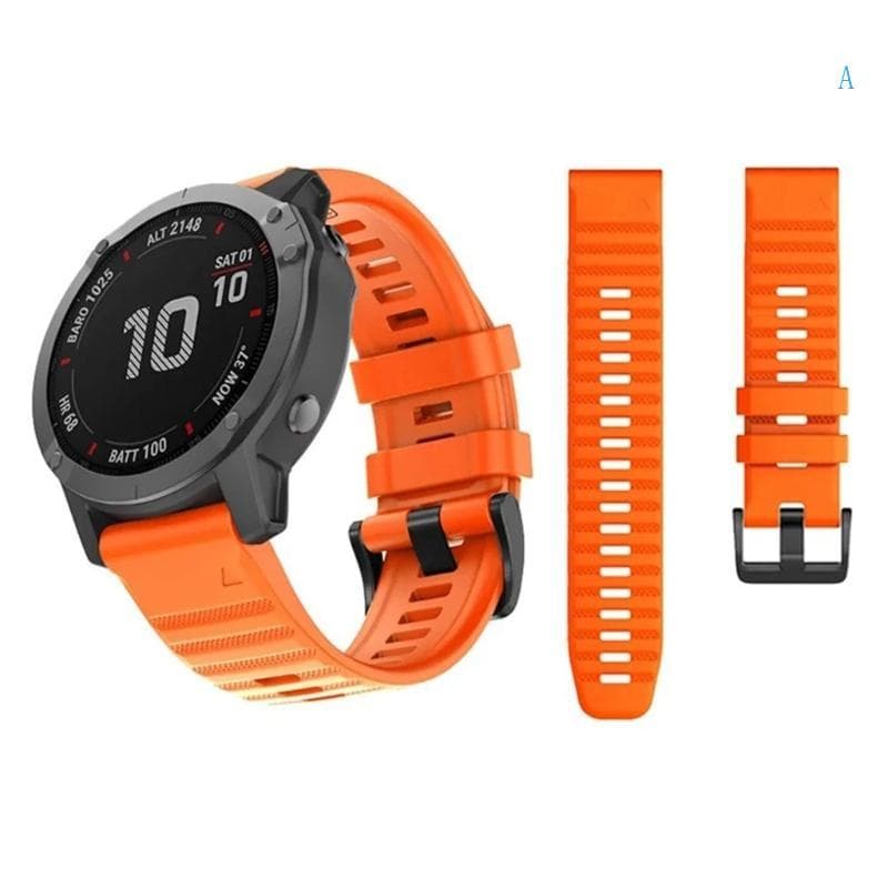 Uma Pulseira De Relógio De Liberação Rápida Para Uso Diário Silicone De 26 mm Com Design De Fixação E Acessórios Finais