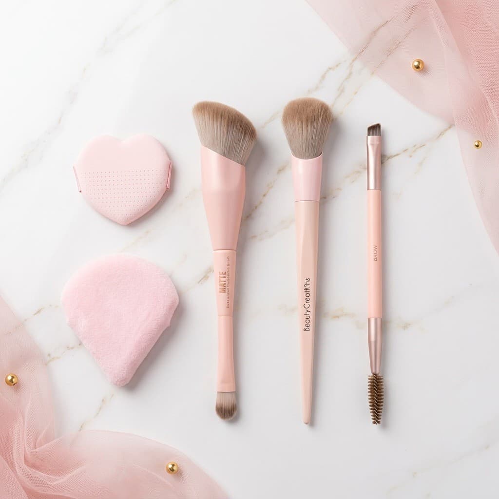 Pincel de maquiagem de alta qualidade, tubo de alumínio de pintura única, ferramenta de maquiagem de cabelo macio, Blush