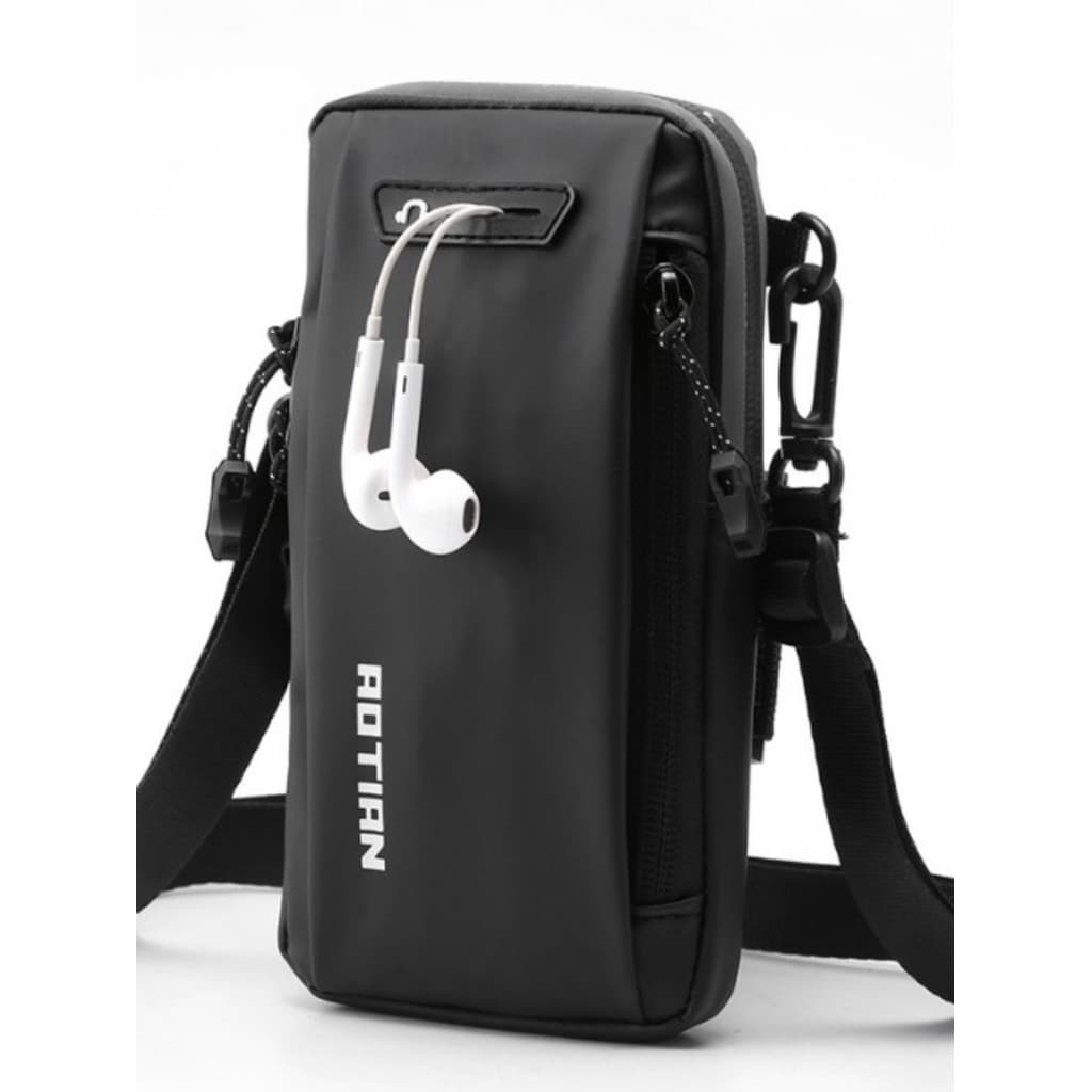 Novo estilo saco do telefone móvel ombro mensageiro pequeno saco verão pendurado cintura saco portátil Vertical simples