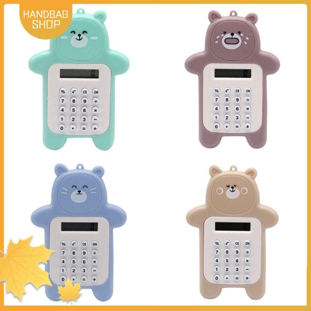 Bolsa Mini Calculadora , Calculadoras Científicas Com Display De 8 Dígitos , De Estudante Em Forma De Urso