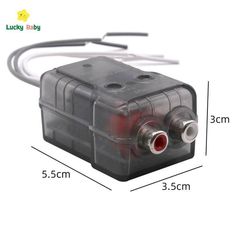 [Luckybaby-t] Sinal De Alto-Falante Nível Para Adaptador RCA De Baixo Carro Conversor De Subwoofer A Bons Produtos