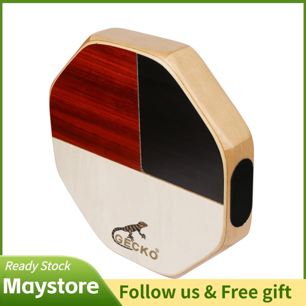 Maystoree-br Maystoree-br GECKO SD6 Cajon Instrumento de percussão de tambor manual com bolsa de transporte portátil