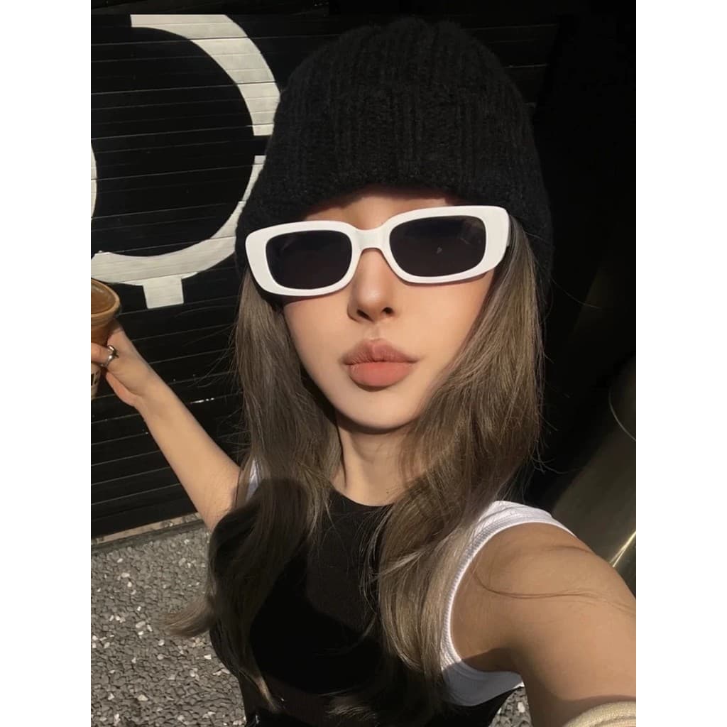 óculos feminino de sol óculos de sol feminino com proteção uv oculos de sol óculos de sol quadrado feminino Retro pequen