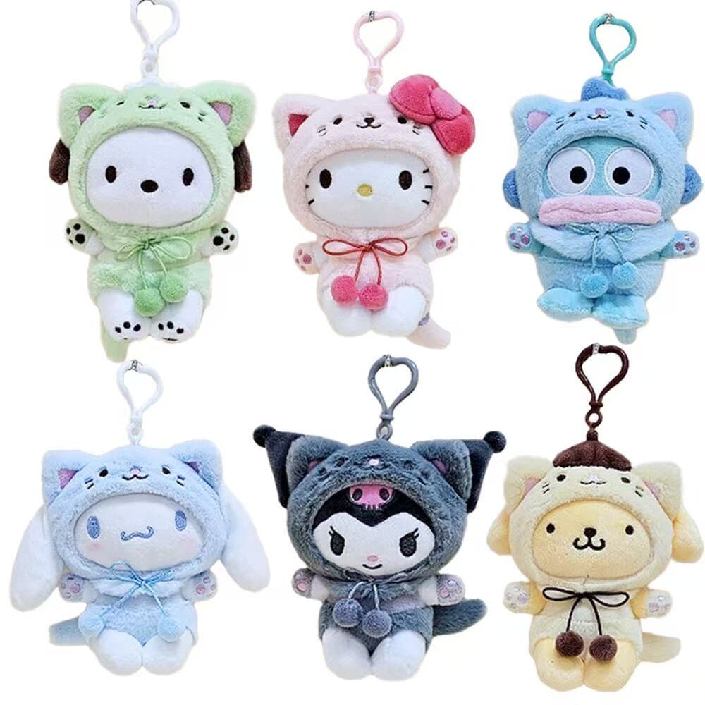 Coreia Sanrio Hello Kitty Hello Kitty Melody Boneca Bolsa Pendurada Presente de Aniversário