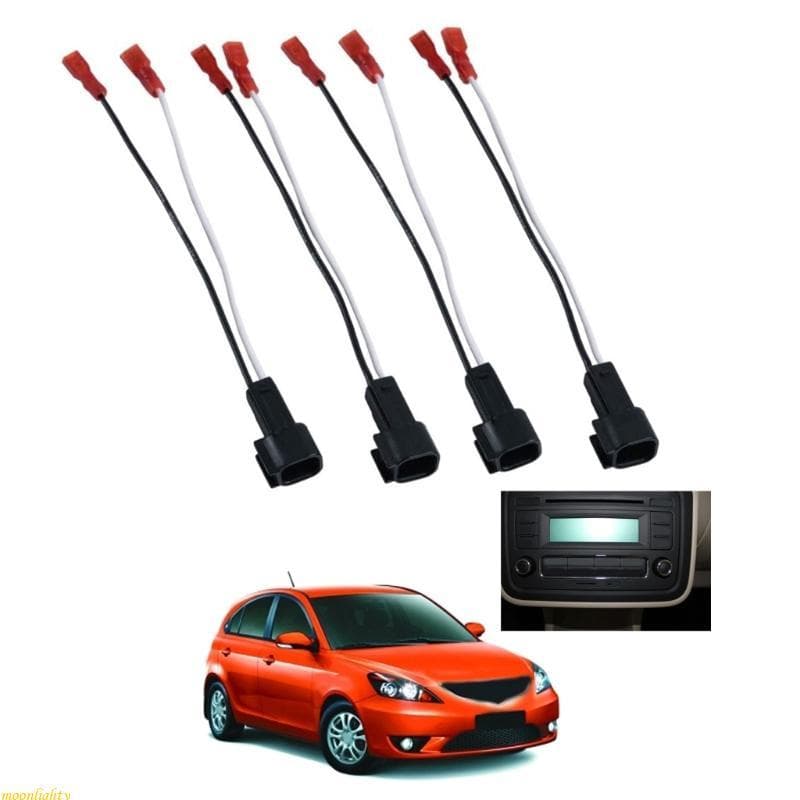 moonlighty Interior Do Carro Alto-Falante Cablagem Adaptador Conector Plug Para Chevy Focus 4 Pçs Conjunto Fiação
