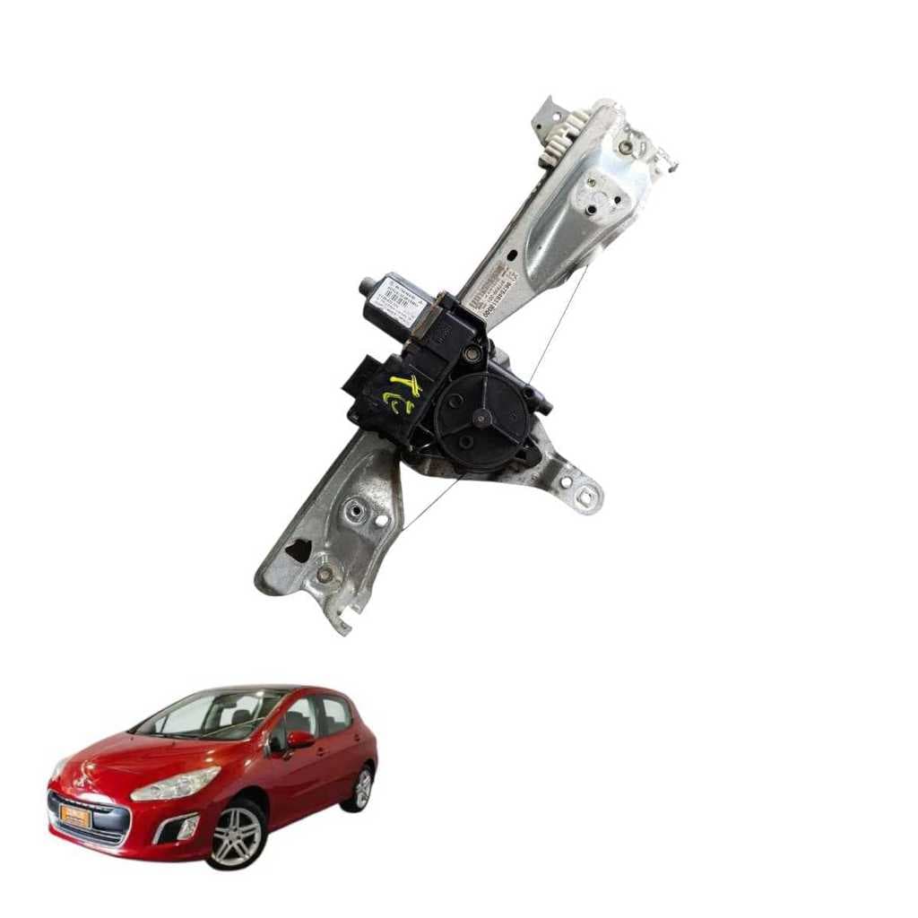 Máquina Vidro Traseiro Esquerdo Peugeot 308 2014 Original