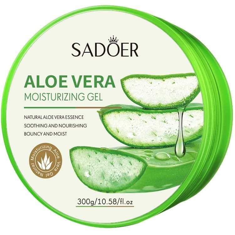 Novo Hidratante Calmante - Hidratante de Aloe Vera para Rosto, Couro Cabeludo e Cabelo - Gel de Aloe Vera para Alívio da