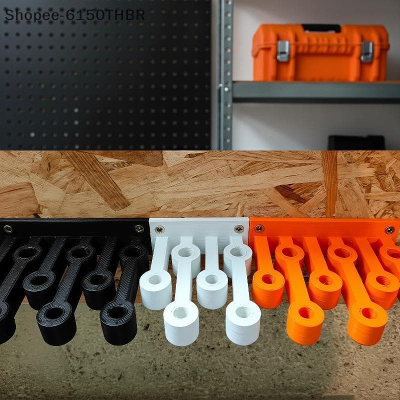 [VJ] Slots Chave De Fenda Cabide De Parede Organizador Resistente Fácil Montagem Armazenamento De Garagem Para Oficina C
