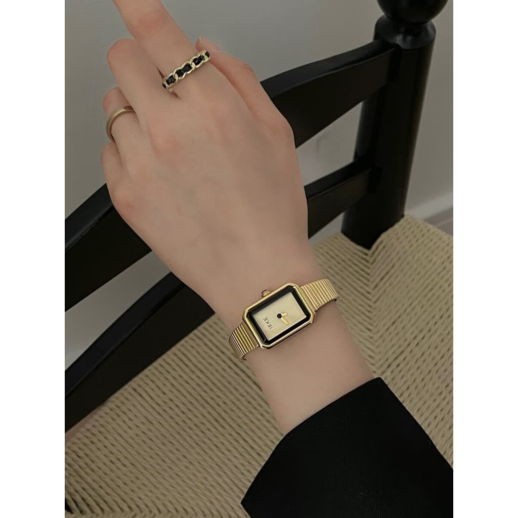 relogio feminino pequeno relogio feminino luxo Esqueça-Me High-End nicho luz luxo quadrado relógio feminino ins pequeno
