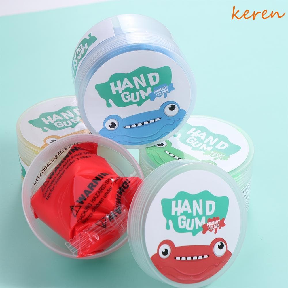 Massa De Treinamento De Dedo KEREN , 4 Unidades/Conjunto De Brinquedos Squiz De Mão De Argila Macia , Terapia Não Pegajo