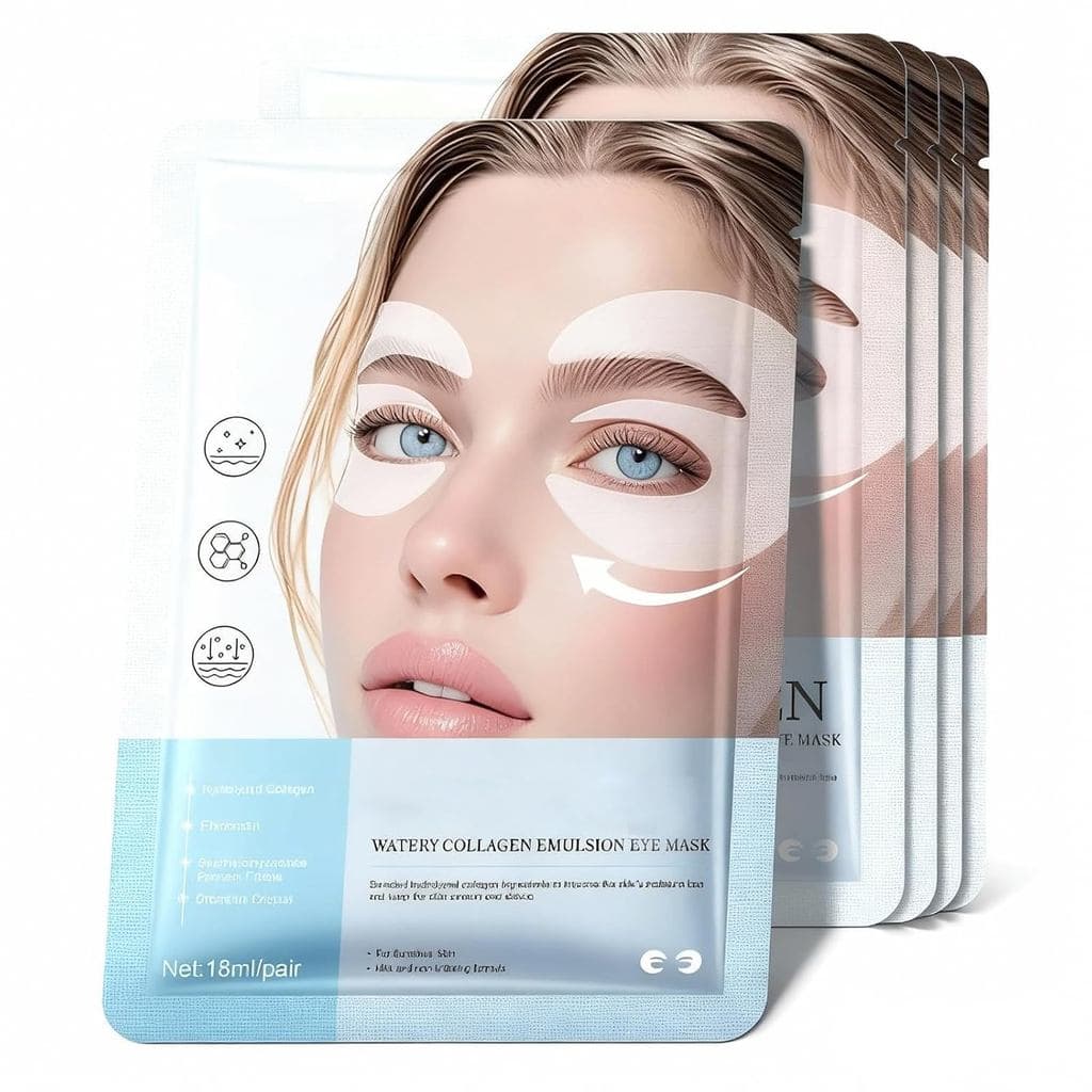 Máscara Para Os Olhoscolágenoeyes , EyePadsAgainstDarkCircles , Bolsas E Rugas , Com Colágeno Orgânico , Peptídeos Vitam