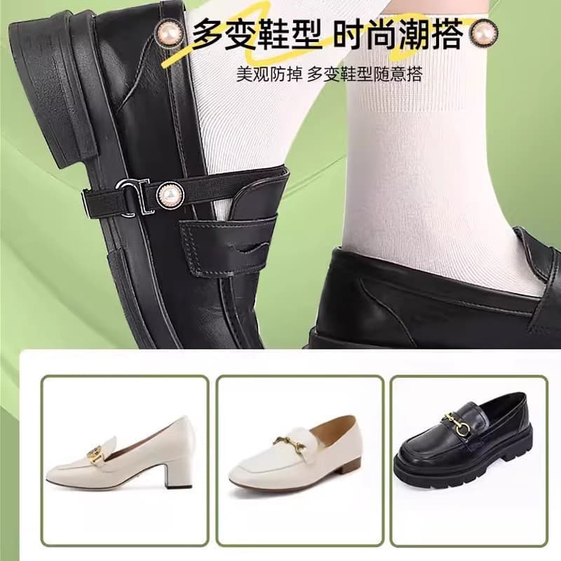 Estilo Preppy salto grosso redondo cabeça capa pés preto aumentado venda quente All-match mocassins feminino atado Fix